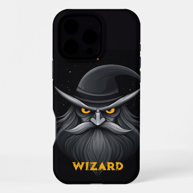 Funda Para iPhone Asistente para enojarse negro (Reverso )