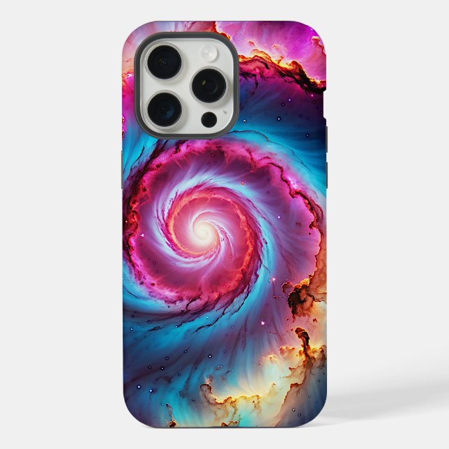 Funda Para iPhone "Astralis" - Nebula y galaxias (Reverso )
