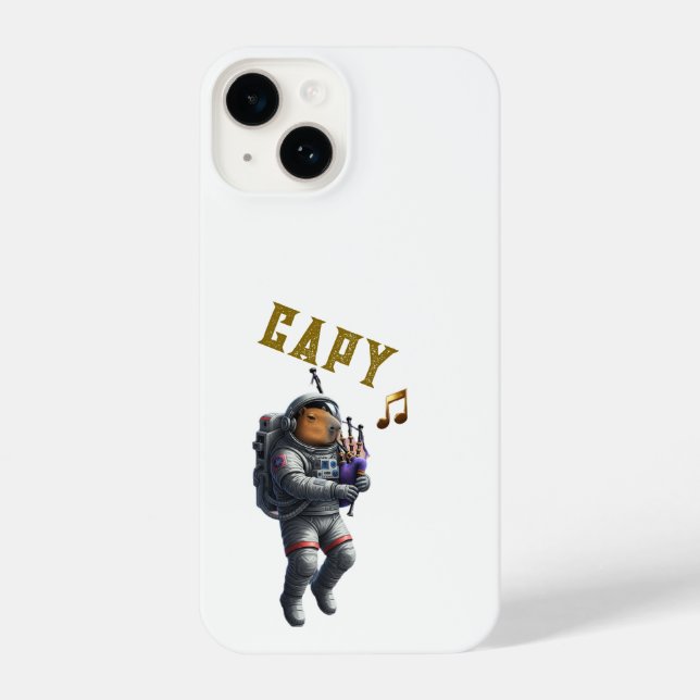 Funda Para iPhone Astronauta de Capibara Estuche para teléfono Bagpi (Reverso )