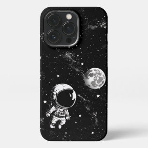 Funda Para iPhone 13 Pro Astronauta divertida en el espacio