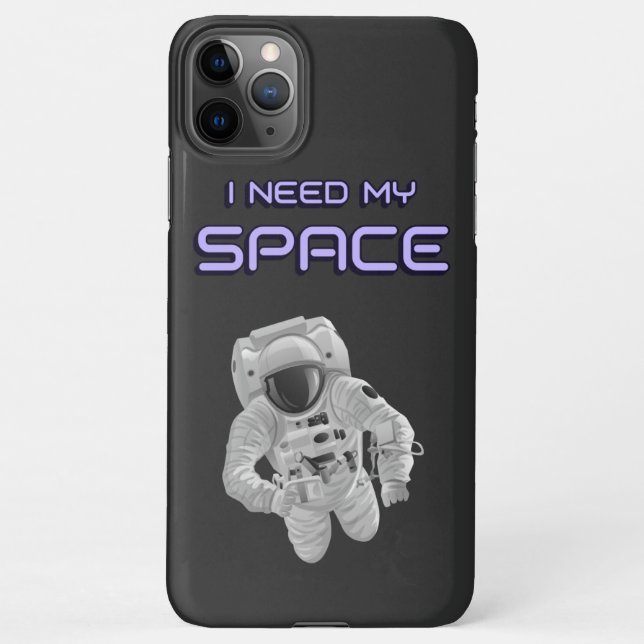 Funda Para iPhone Astronauta divertida - Necesito mi camiseta espaci (Reverso)