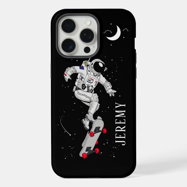 Funda Para iPhone Astronauta en monopatín  (Reverso )