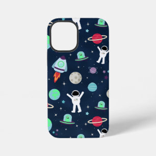 Funda Para iPhone 12 Mini Astronautas Planetas Cohetes y Alienígenas