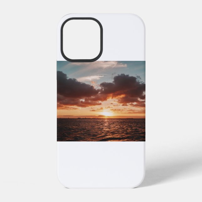Funda Para iPhone Atardecer Americano (48) (Reverso )