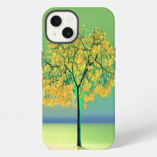 Atardecer de árbol de otoño