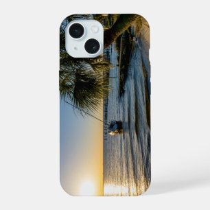 Funda para iPhone atardecer Palma inclinada de Flo