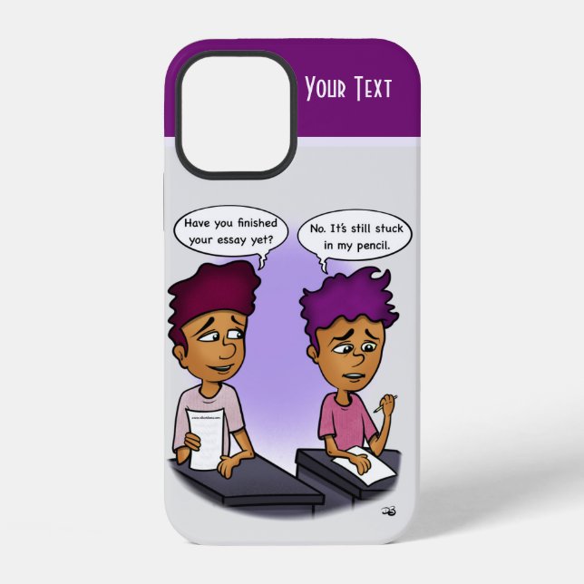 Funda Para iPhone Atascado en lápiz flexible (Reverso )