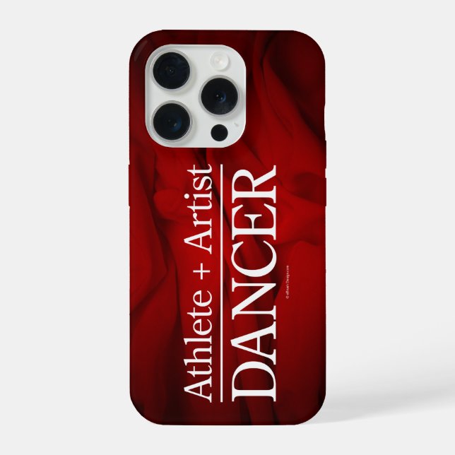 Funda Para iPhone Atleta + Artista = Bailarín (Reverso )
