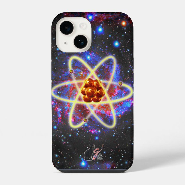 Funda Para iPhone Atómico espacial (Reverso )