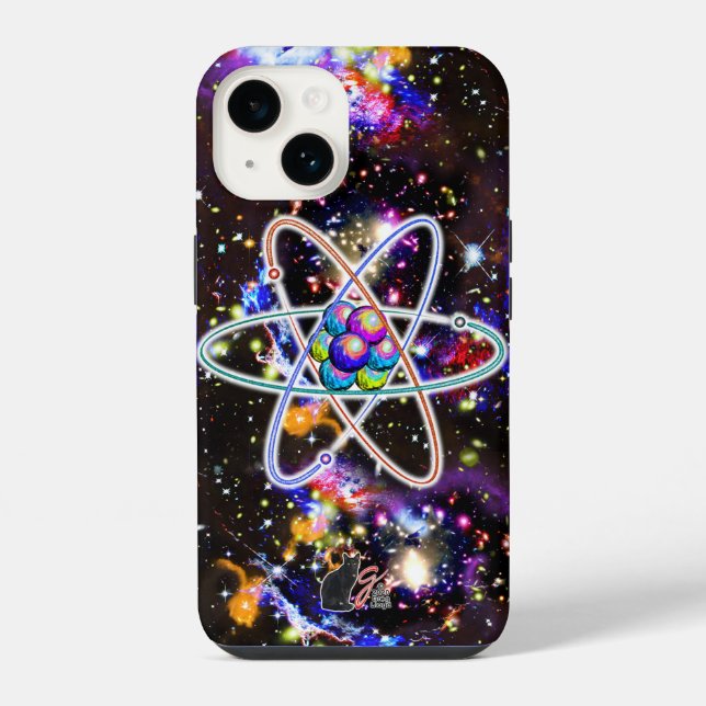 Funda Para iPhone Atómico galáctico (Reverso )