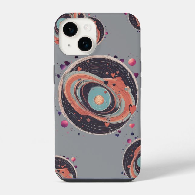 Funda Para iPhone 💖🌠 "Atrapado en tu órbita" (Reverso )