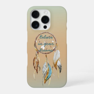Funda Para iPhone 16 Pro Atrapasueños con ombre azul marino