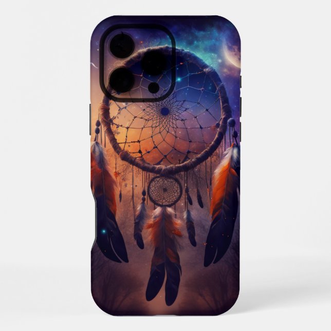 Funda Para iPhone Atrapasueños en el bosque bosque (Reverso )
