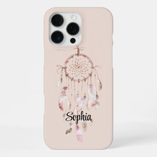 Funda Para iPhone 16 Pro Max Atrapasueños Rosa Rubor