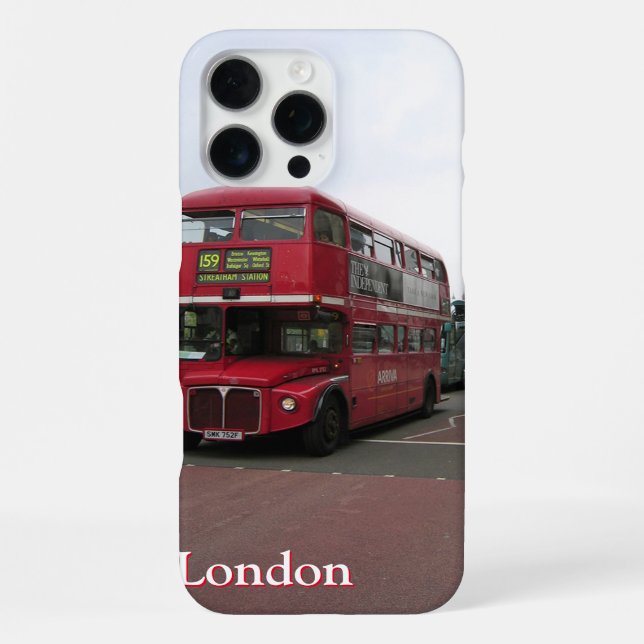 Funda Para iPhone Autobús de dos pisos Londres (Reverso )