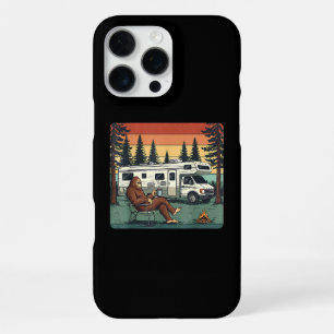 Funda Para iPhone 16 Pro Max Autocaravana de Camping Vintage RV Aventura Bigfoo