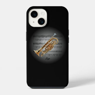 Funda Para iPhone 14 Avant Garde, Cornet en Globo con Partitura ~