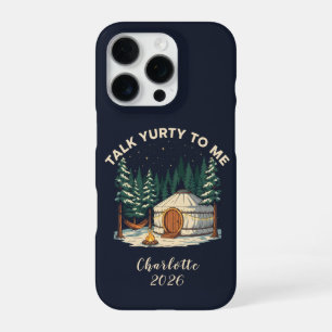 Funda Para iPhone 16 Pro Aventura personalizada en yurta de glamping estilo