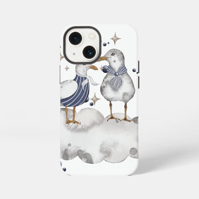 Funda Para iPhone Aves de playa (Reverso )