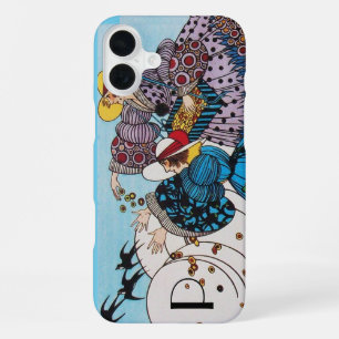 FUNDA PARA iPhone 16 PLUS AVES DE PRIMAVERA / DISEÑADORA DE VESTUARIO DE MOD