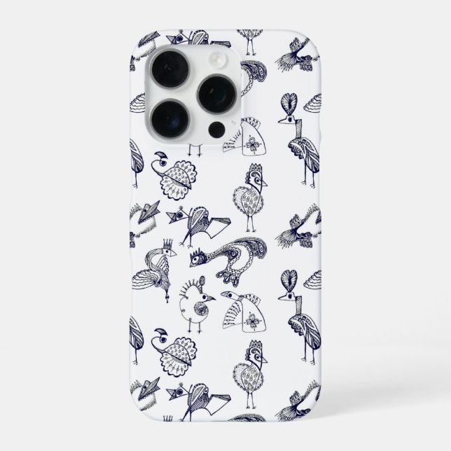 Funda Para iPhone Aves fabulosas (Reverso)