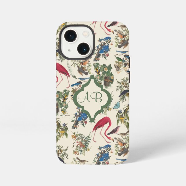 Funda Para iPhone Aves monogramadas de John James Audubon (Reverso )