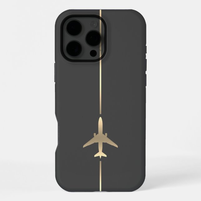 Funda Para iPhone Aviación minimalista (Reverso )