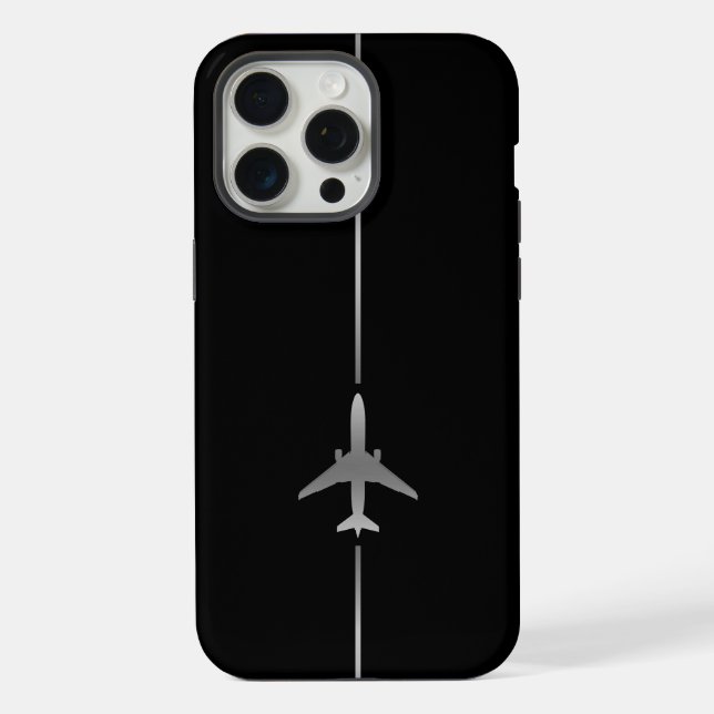 Funda Para iPhone Aviación minimalista (Reverso )