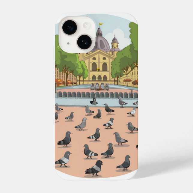 Funda Para iPhone Aviario urbano (Reverso )
