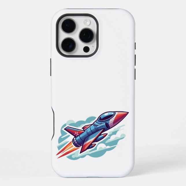 Funda Para iPhone avión/avión de combate (Reverso )