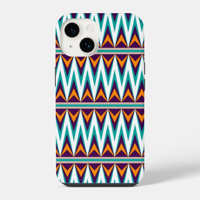 Funda Para iPhone Aztec Chevron #8 @ VictoriaShaylee (Reverso )