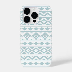 Funda Para iPhone 14 Pro Aztec Essence Ptn III Huevo de pato azul sobre bla