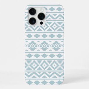 Funda Para iPhone 16 Pro Max Aztec Essence Ptn III Huevo de pato azul sobre bla