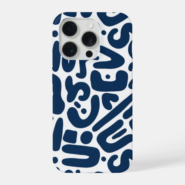 Funda Para iPhone Azul  (Reverso )