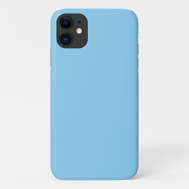 Funda para iPhone azul bebé 11 (Reverso)