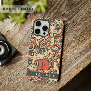 Azul Teal Rosa Melocotón Naranja Paisley Personali