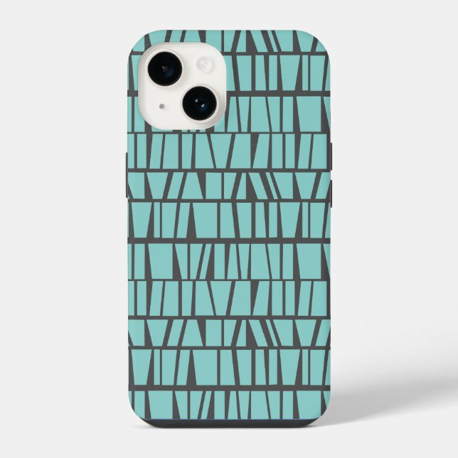 Funda Para iPhone Azulejos Azules (Reverso )