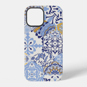 Funda Para iPhone 12 Azulejos baldosas patchwork. Sin costuras colorido