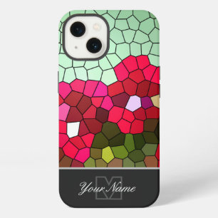 Azulejos de mosaico coloridos con Monogram! Case-M