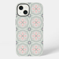 Azulejos Florales Pastel Verde