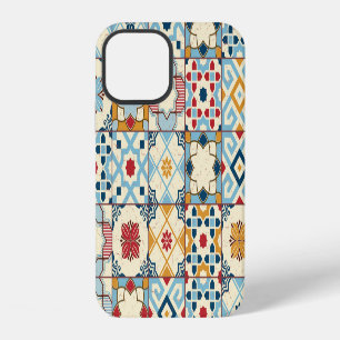 Funda Para iPhone 12 Azulejos marroquíes, patrón continuo colorido.