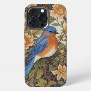 Funda Para iPhone 13 Pro Azulillo Oriental Elegante Inspirado en William Mo
