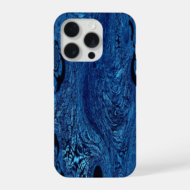 Funda Para iPhone Azure Spiral – Journey into the Heart of Infinity (Reverso )