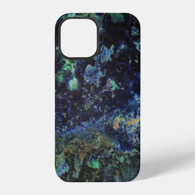 Funda Para iPhone Azurite Malachite Slab (Reverso )