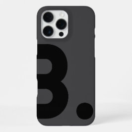 Funda Para iPhone 16 Pro Max B. - Estuche de tipografía