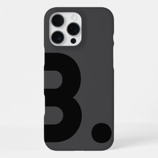 Funda Para iPhone 16 Pro Max B. - Estuche de tipografía