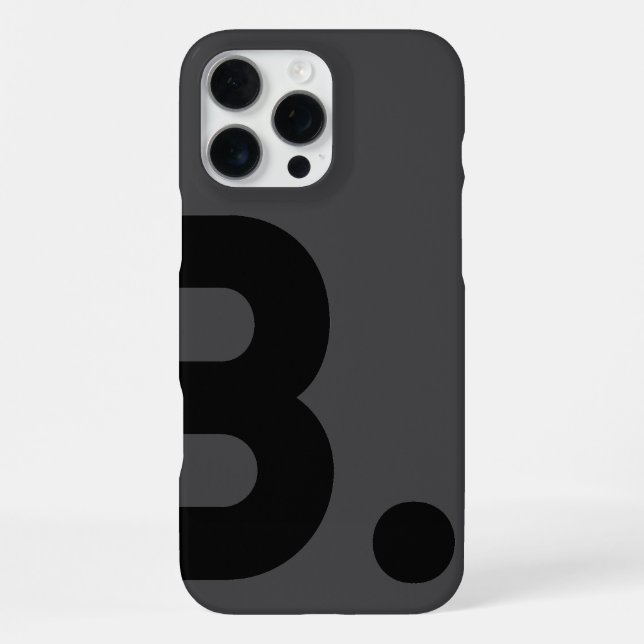 Funda Para iPhone B. - Estuche de tipografía (Reverso )