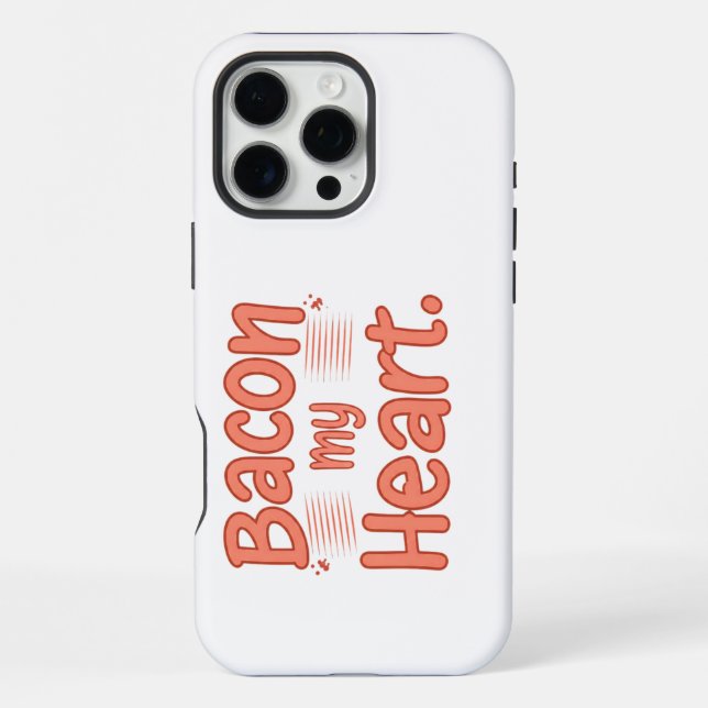Funda Para iPhone Bacon My Heart (Reverso )