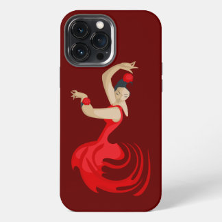 Funda Para iPhone 13 Pro Max Bailaora Flamenca Gitana