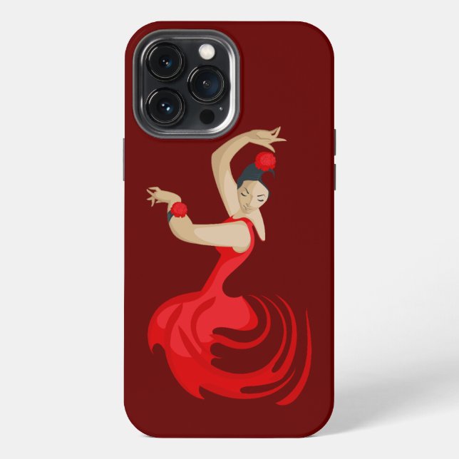 Funda Para iPhone Bailaora Flamenca Gitana (Reverso )